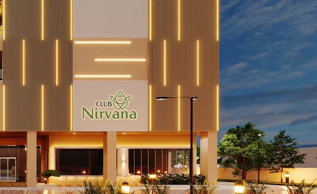 Bren Ananta Club Nirvana clubhouse entry - freestanding amenity block